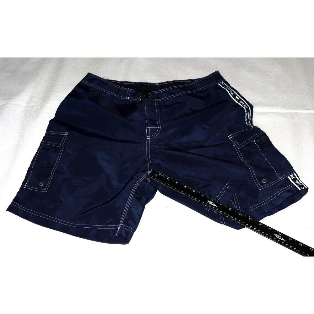 Pelagic Hook Up Men's Fishing Performance Outdoor Nylon Board Shorts Size 38